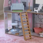 Casuta pentru papusi din lemn MDF Alina DollHouse de la KidKraft